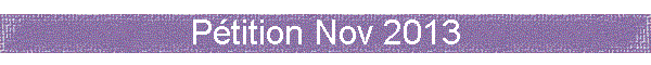 P�tition Nov 2013